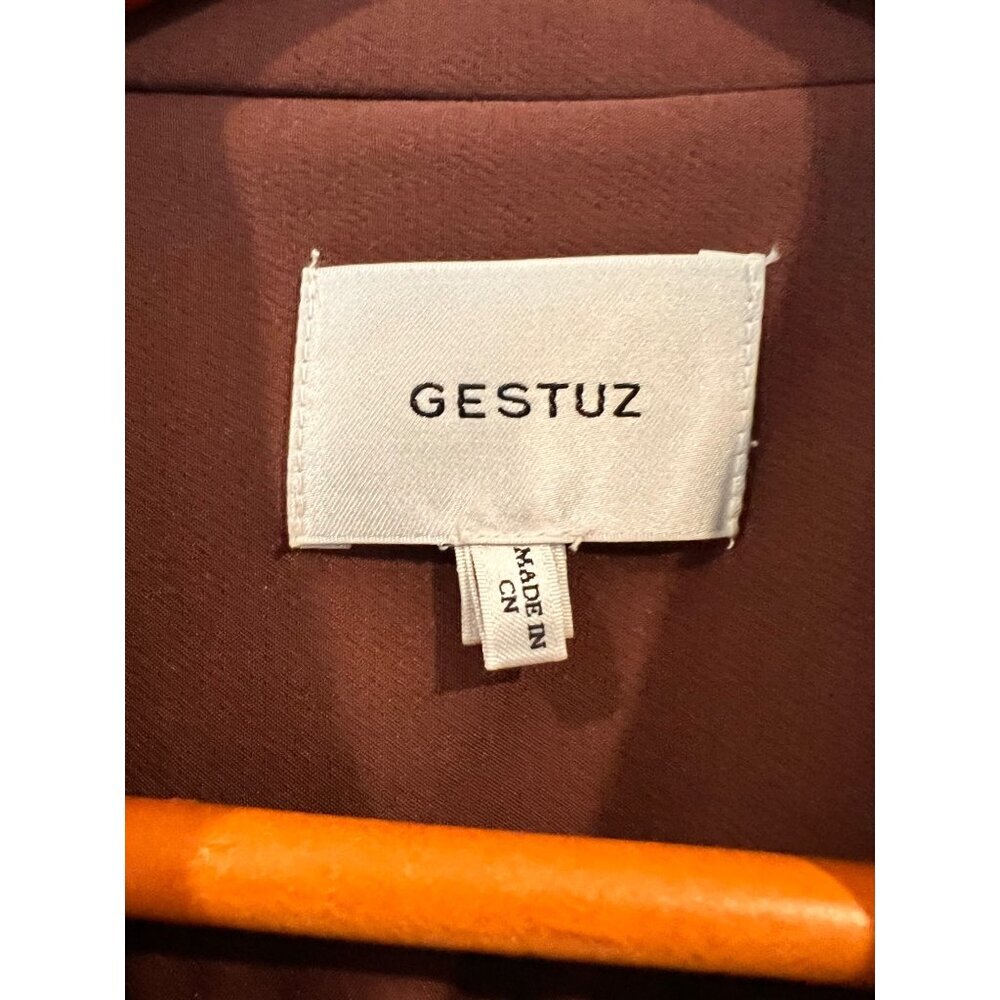 GESTUZ Paula Oversized chocolate Blazer size 38/ US 8 - Picture 6 of 10